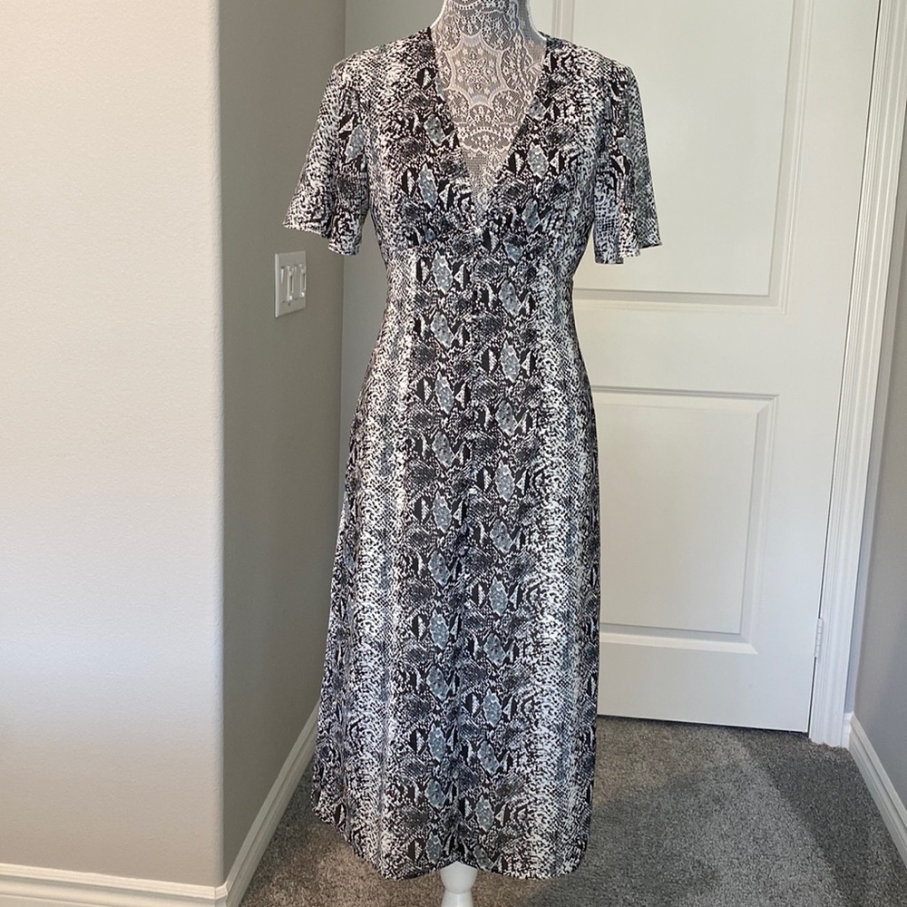 Aqua MIDI Dress